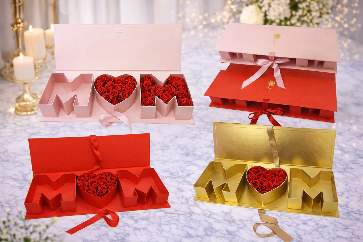 MAMA Flower Folded Box