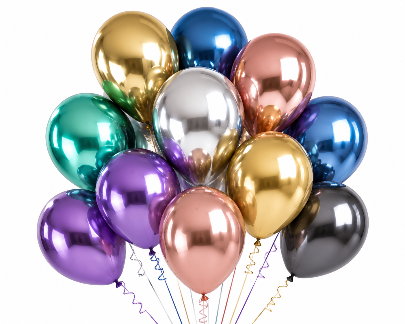 Chrome Helium Latex Balloons