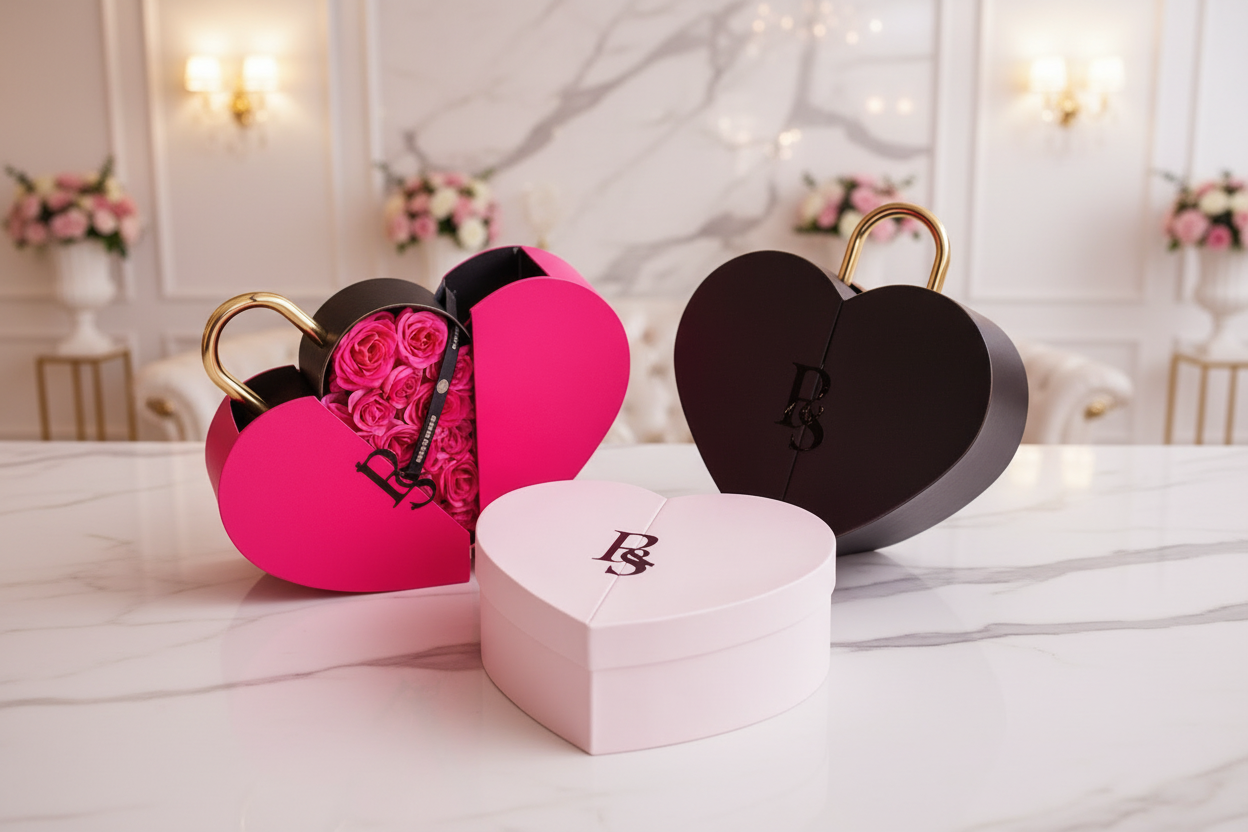Luxury Heart Rose Box