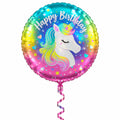 Birthday unicorn 18IN B125