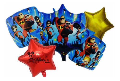 5pcs The Incredibles 24” Balloon Set -KB#42