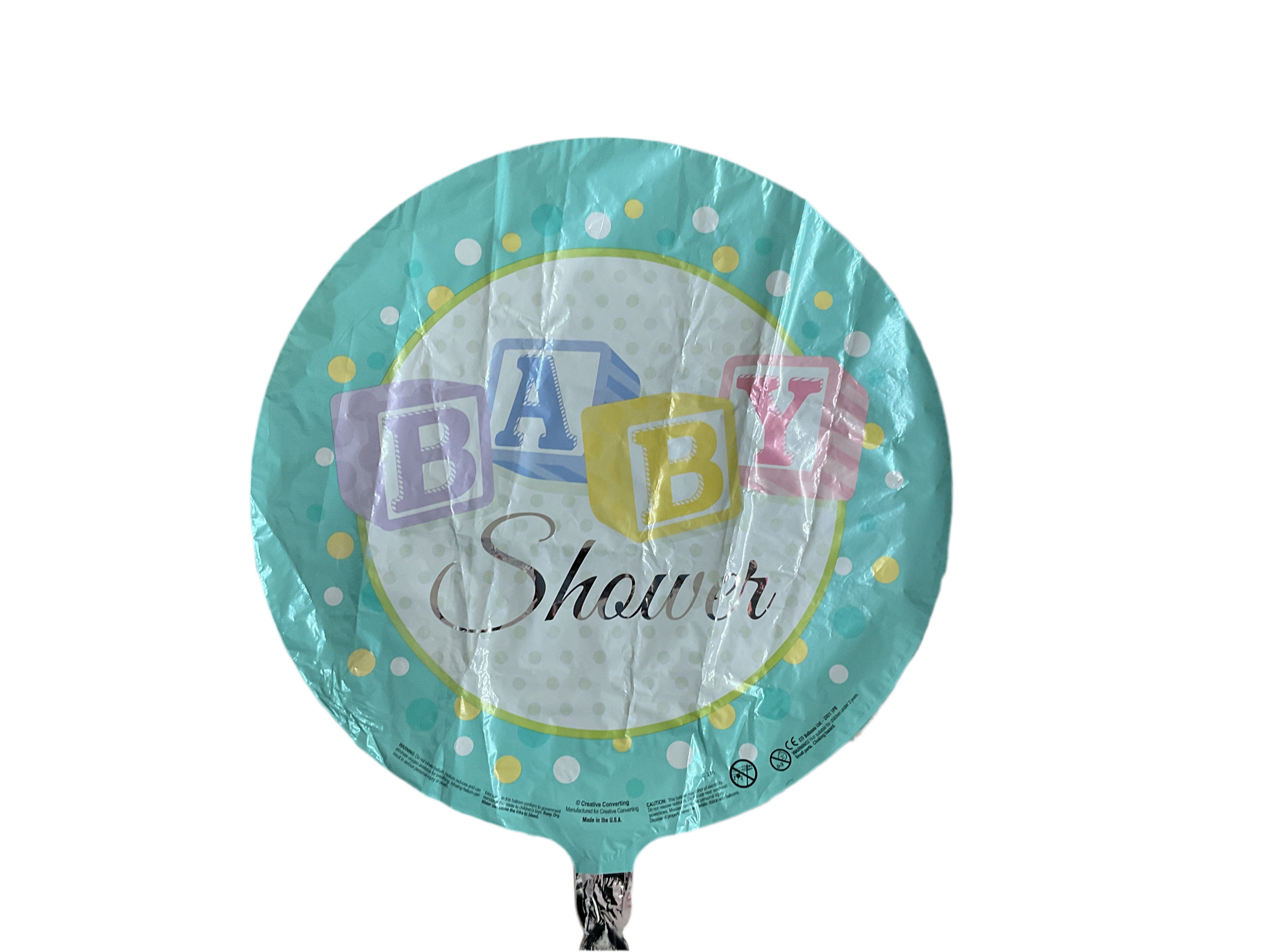 Baby shower balloon with blocks BS61