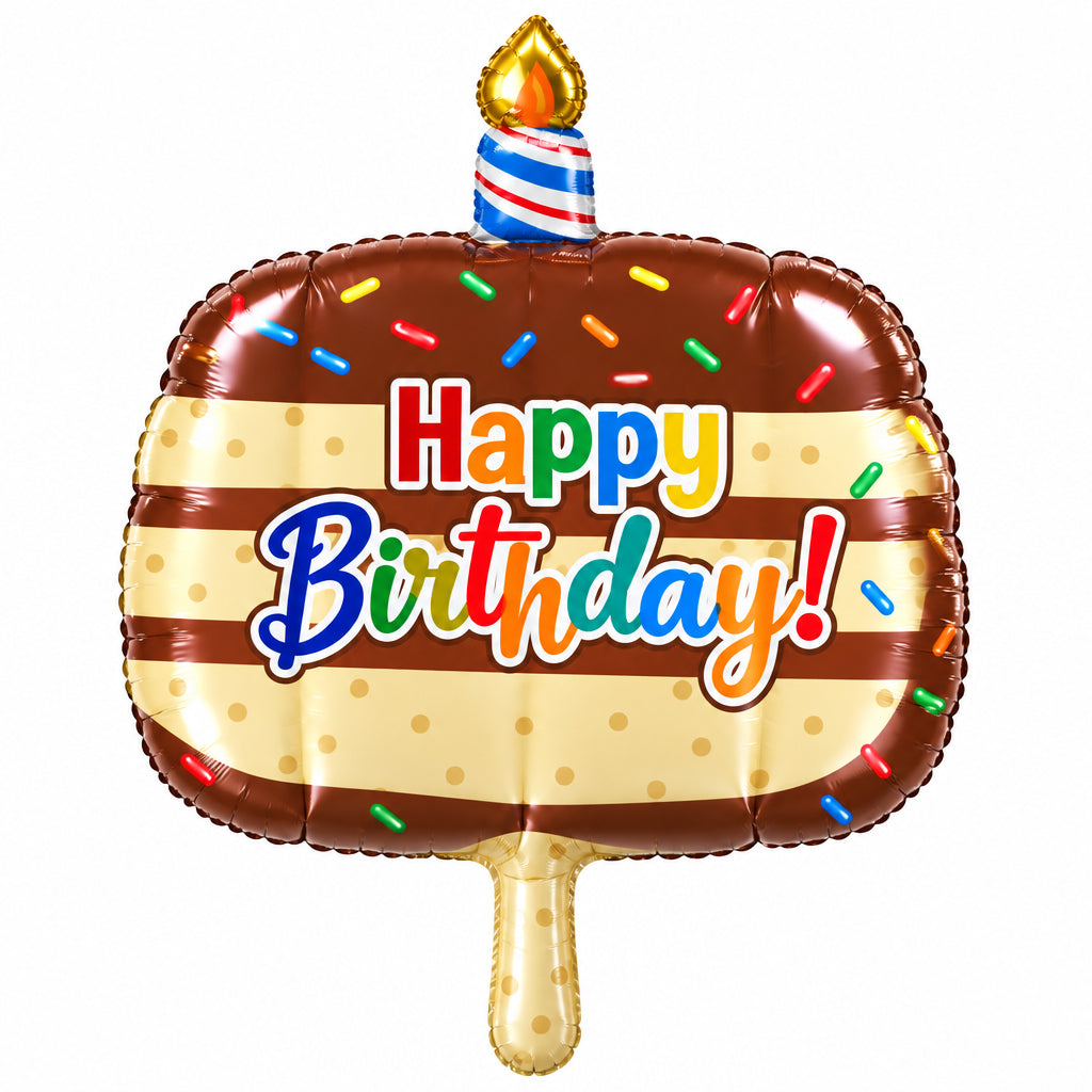 Birthday cake balloon 18in B122