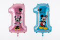 Happy birthday Mickey or Minnie 36in balloon