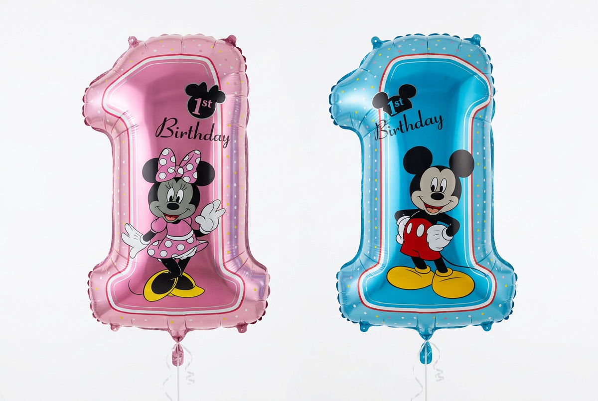 Happy birthday Mickey or Minnie 36in balloon