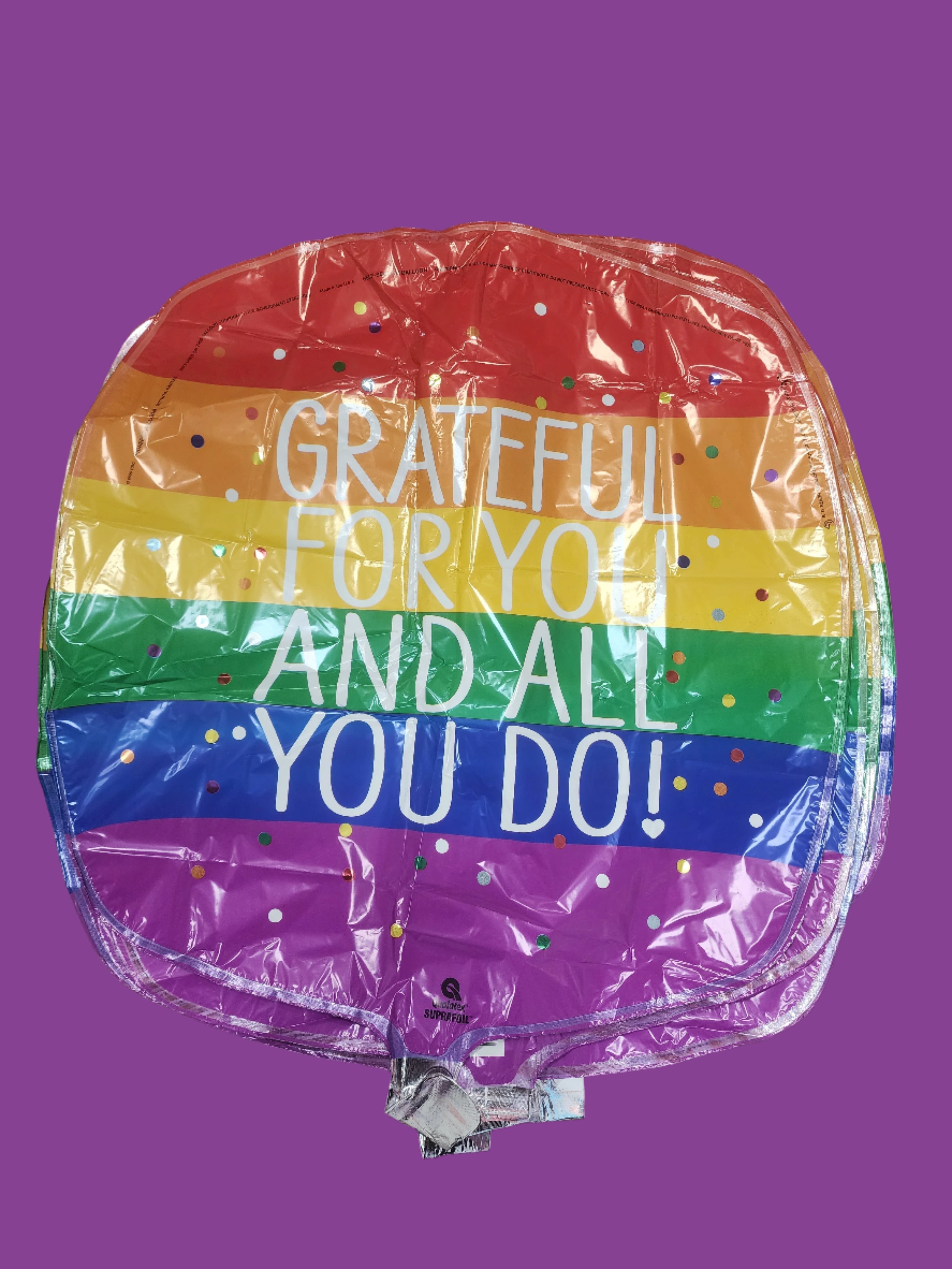 GRATEFUL FOR YOU 18'' BALLOON  032