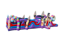 Candyland Sugar Shack Obstacle Course with Combo Bounce House