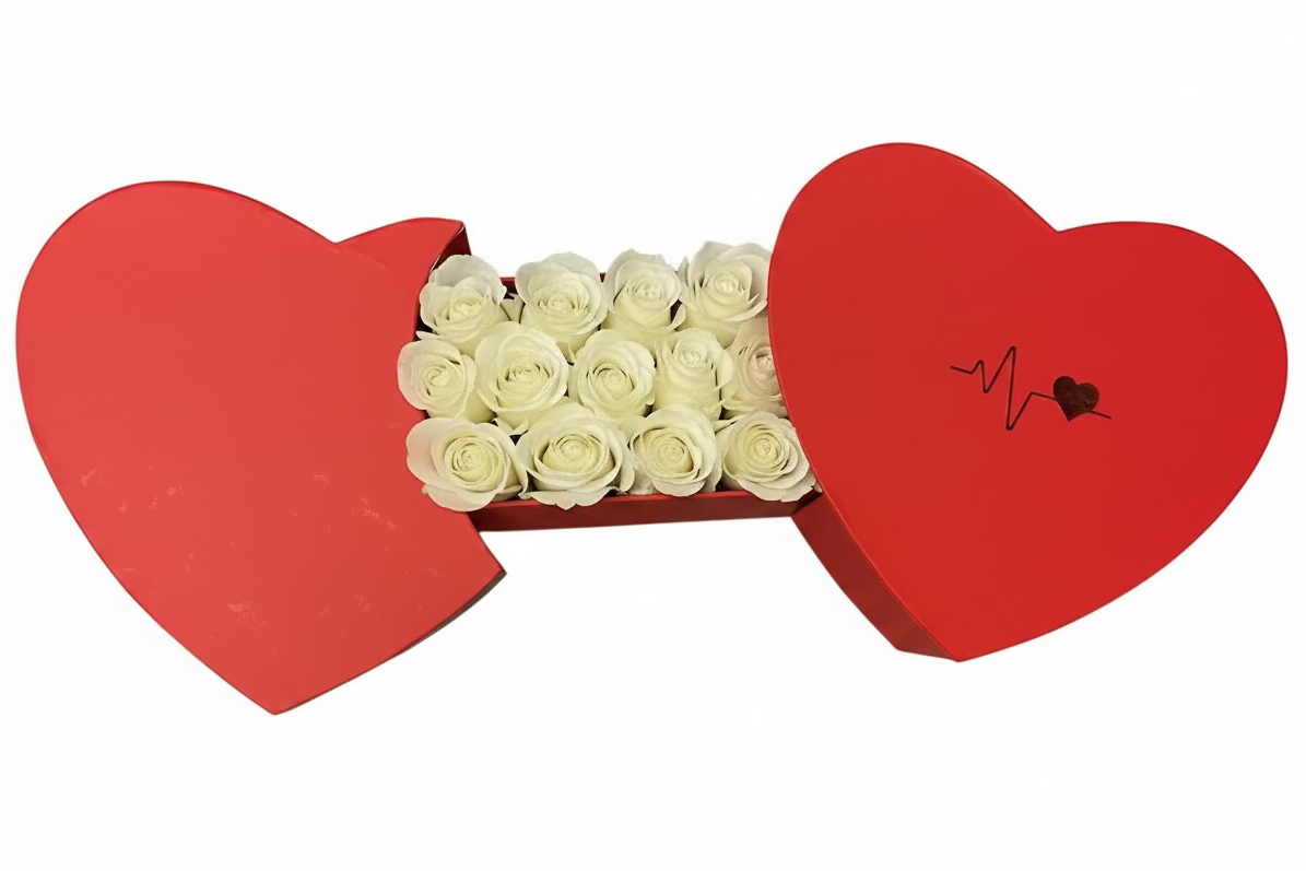 Heart Slider Rose Box