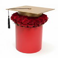 Graduation Cap Rose Box