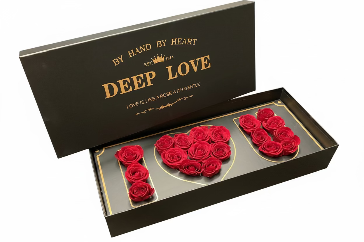 Deep Love “I❤️U” Rose Box