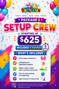 Setup + Breakdown Crew Package 2