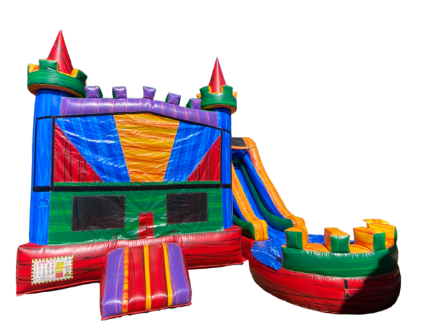 Marble Castle with Side Slide (Dry)-R