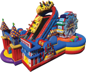 Midway Fair Carnival Obstacle Course-A