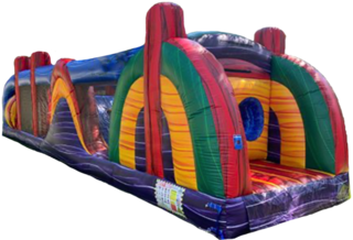 40ft Marble Obstacle Course-A