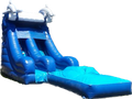 16ft Dolphin Slide w/Ball Pit (bounce house)
