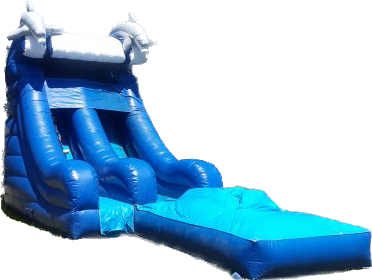 16ft Dolphin Slide w/Ball Pit (bounce house)