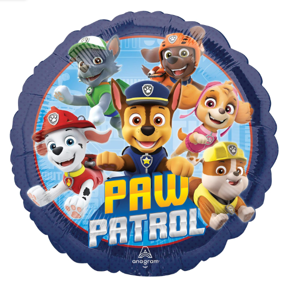 18" Paw Patrol Round