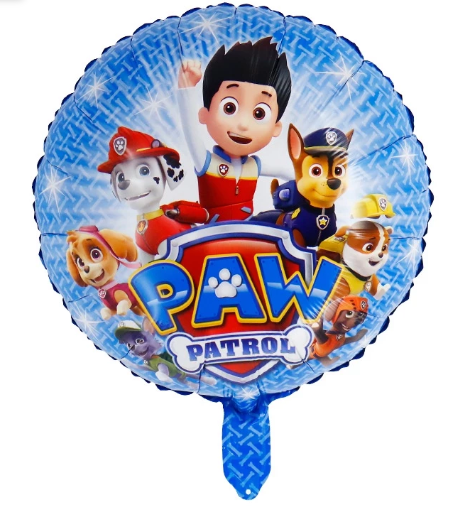18" Paw Patrol Ryder & Pupps Balloon