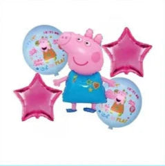 5pcs Peppa Pig Balloon Set -KB#20