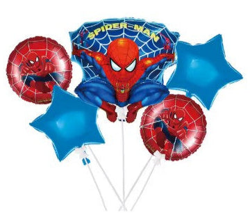 5pcs Spider Man Balloon Set -KB#12