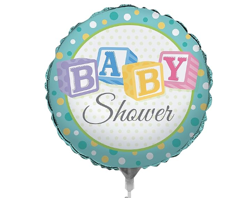 Baby shower balloon with blocks BS61