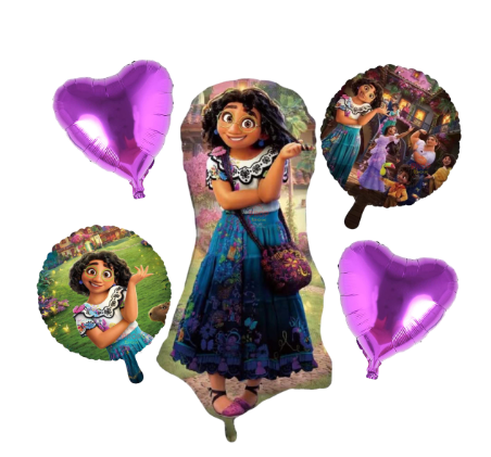5pcs Encanto Mirabel Balloon