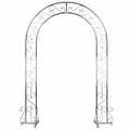 Silver Wedding Arch