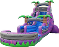 22ft Purple Crush Waterslide with Landing Pool