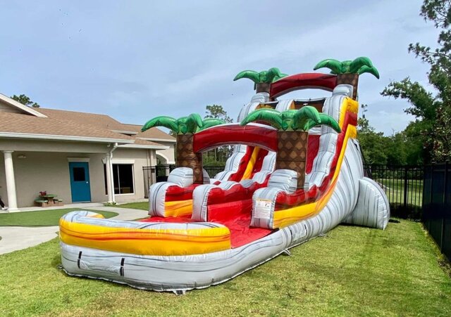 Tropical Lava Water slide