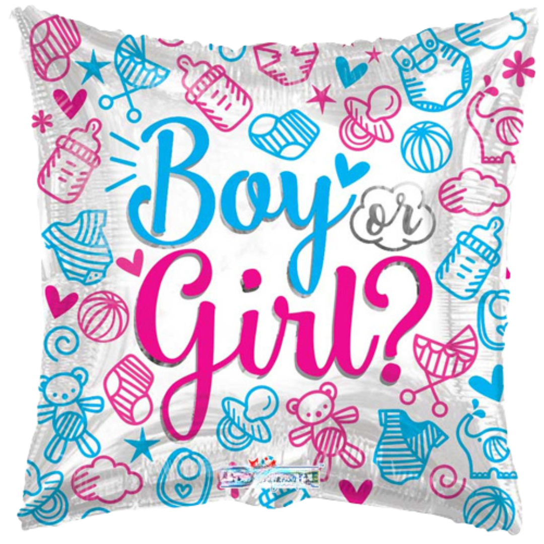Gender reveal BOY/GIRL BALLOON BS9