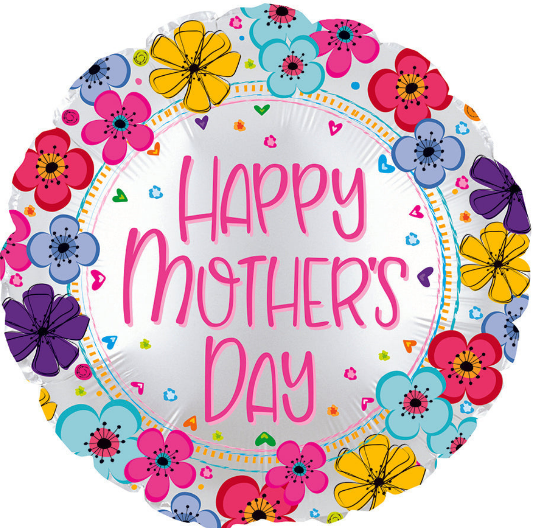 HAPPY MOTHERS DAY 18" M44
