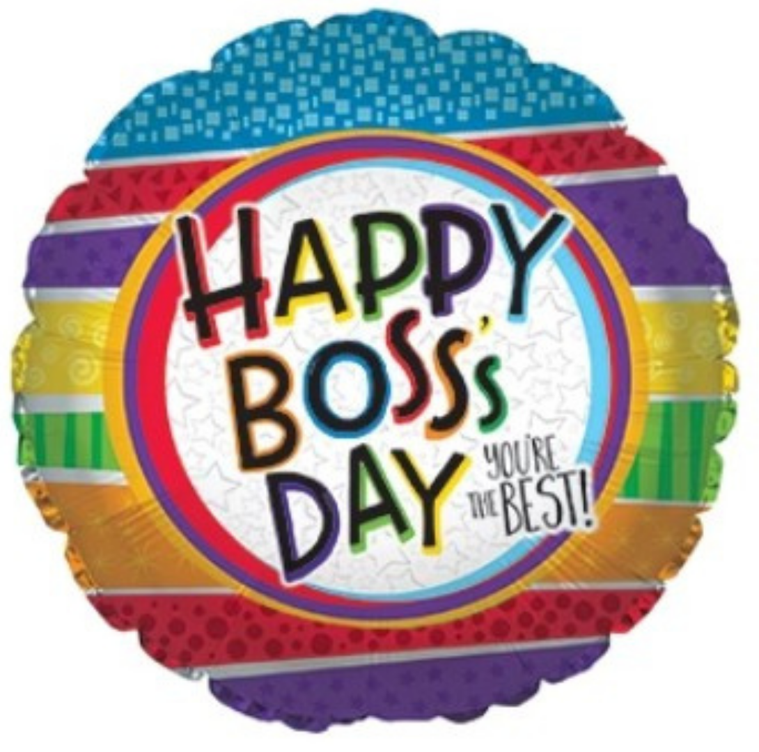 HAPPY BOSS DAY 18"O11