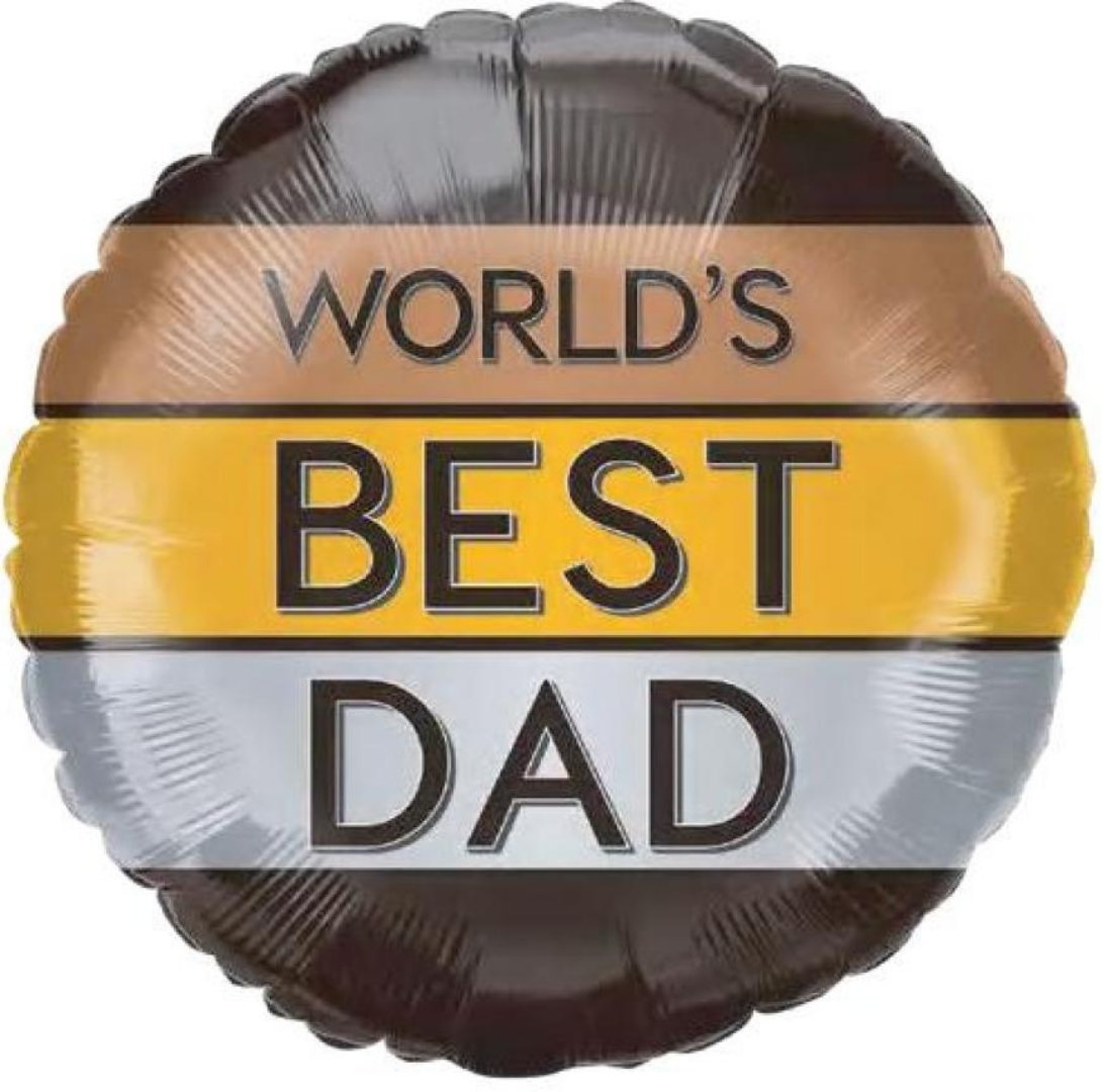 WORLD'S BEST DAD 18" F5