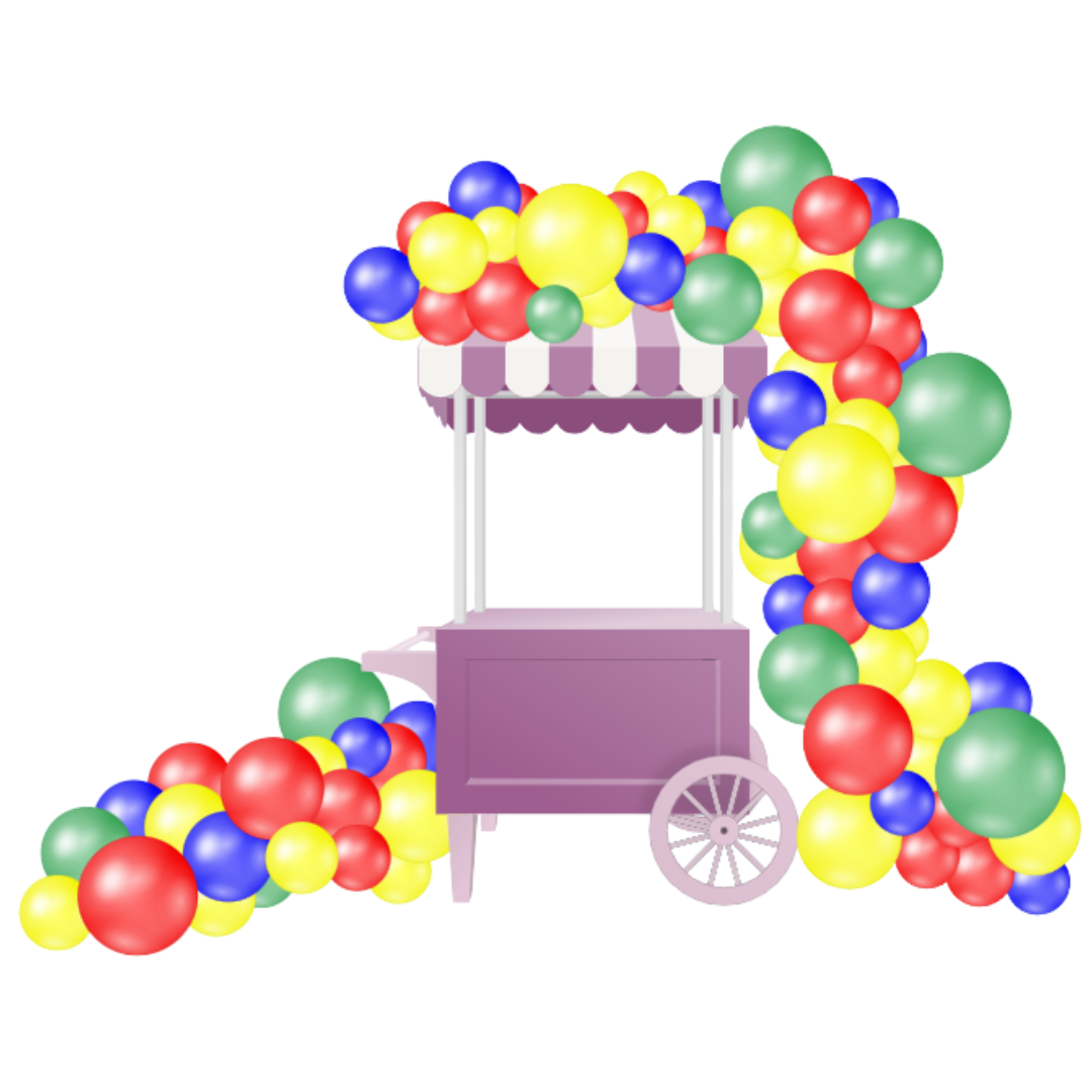 Candy Cart Garland Display