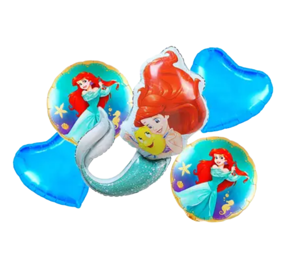 5pc Mermaid Balloon