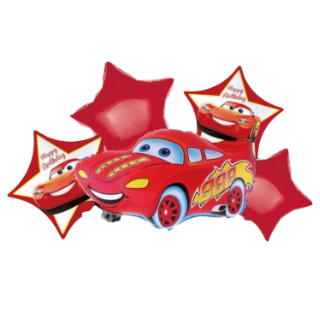5pc Cars Balloon