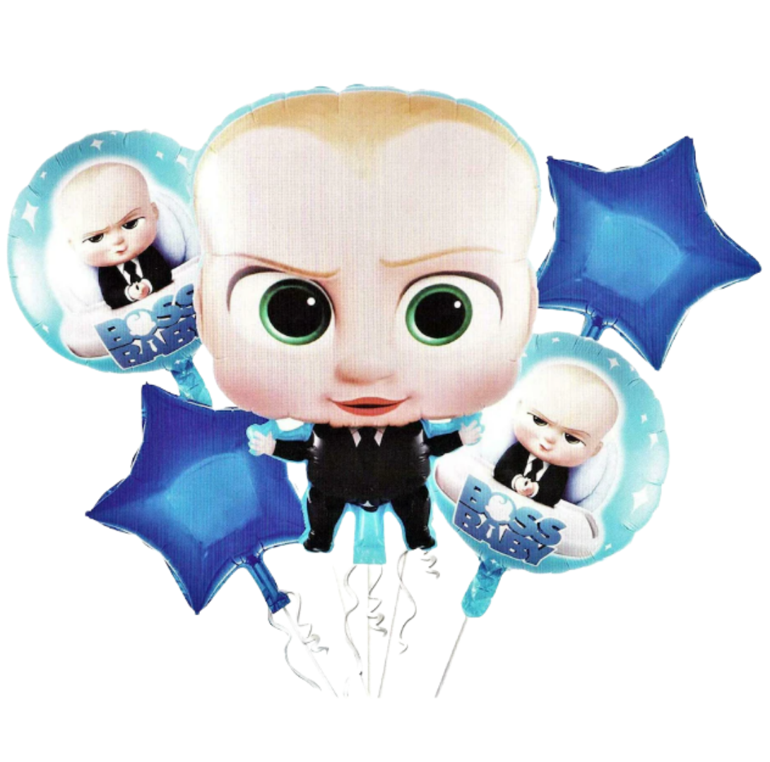 5pcs Boss Baby Balloon