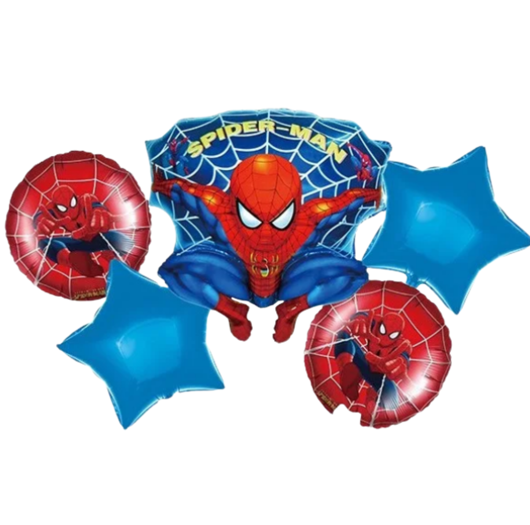 5pcs Spiderman Balloon