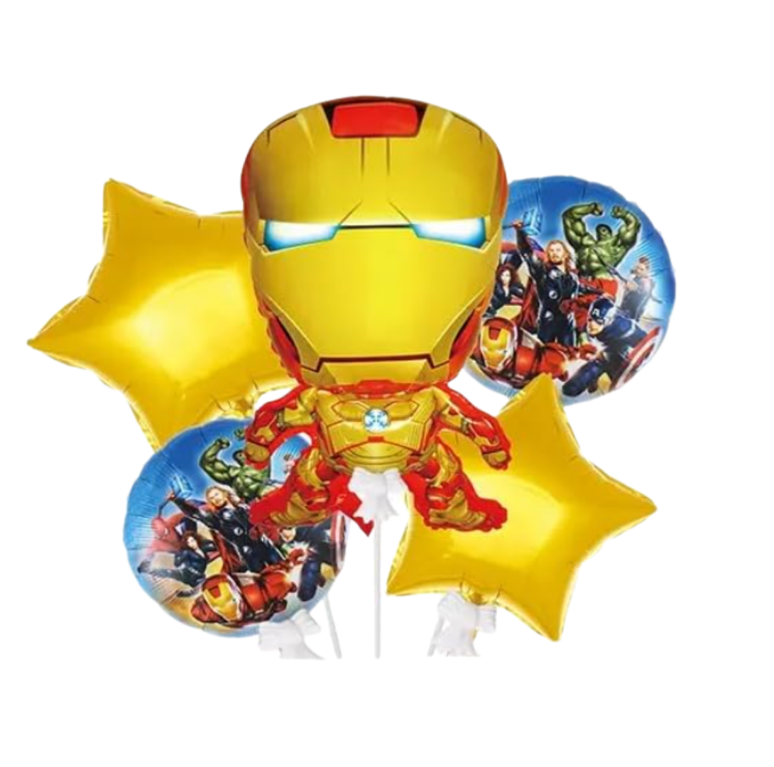 5pcs Ironman Balloon
