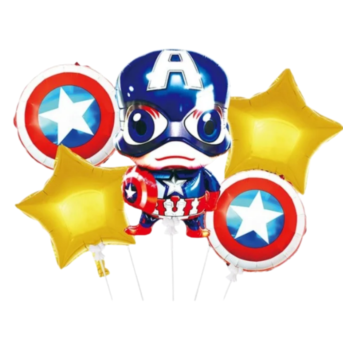 5pcs Captain America Balloon