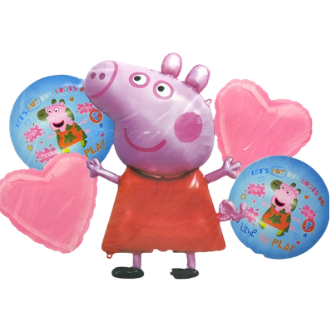 5pcs Peppa Pig Balloon