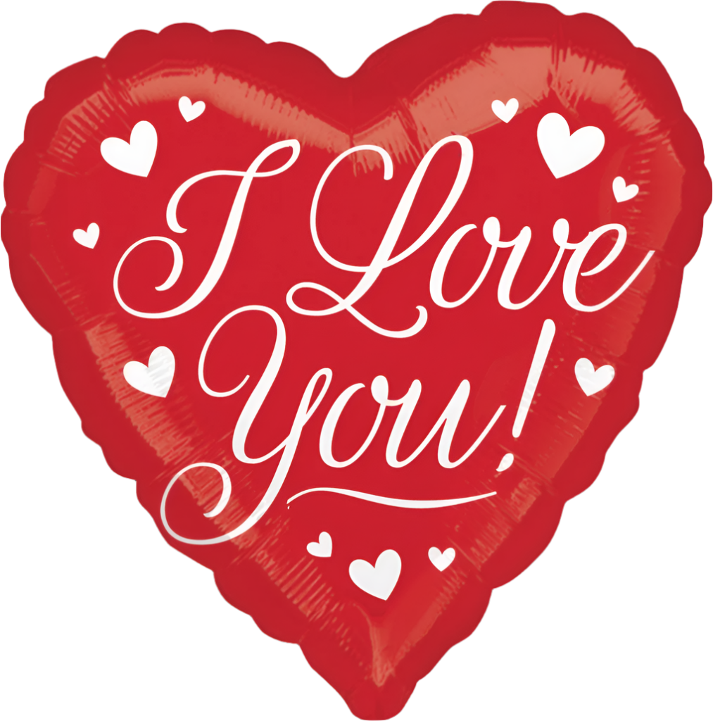 I LOVE YOU HEART 18'' BALLOON -L24