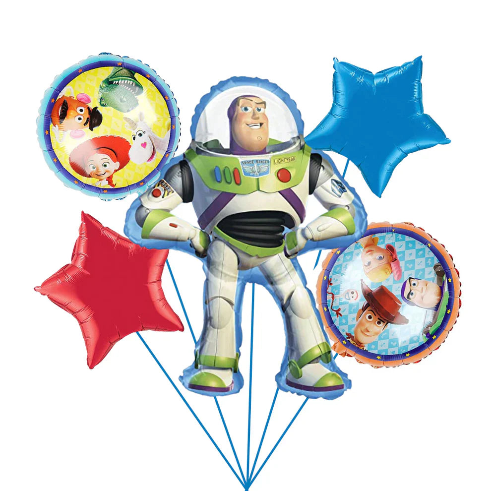 5pcs Toy Story Buzz Lightyear Balloon Set -KB#14