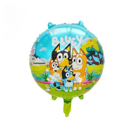 Bluey family shape floating Aluminum film balloon 18inch K72