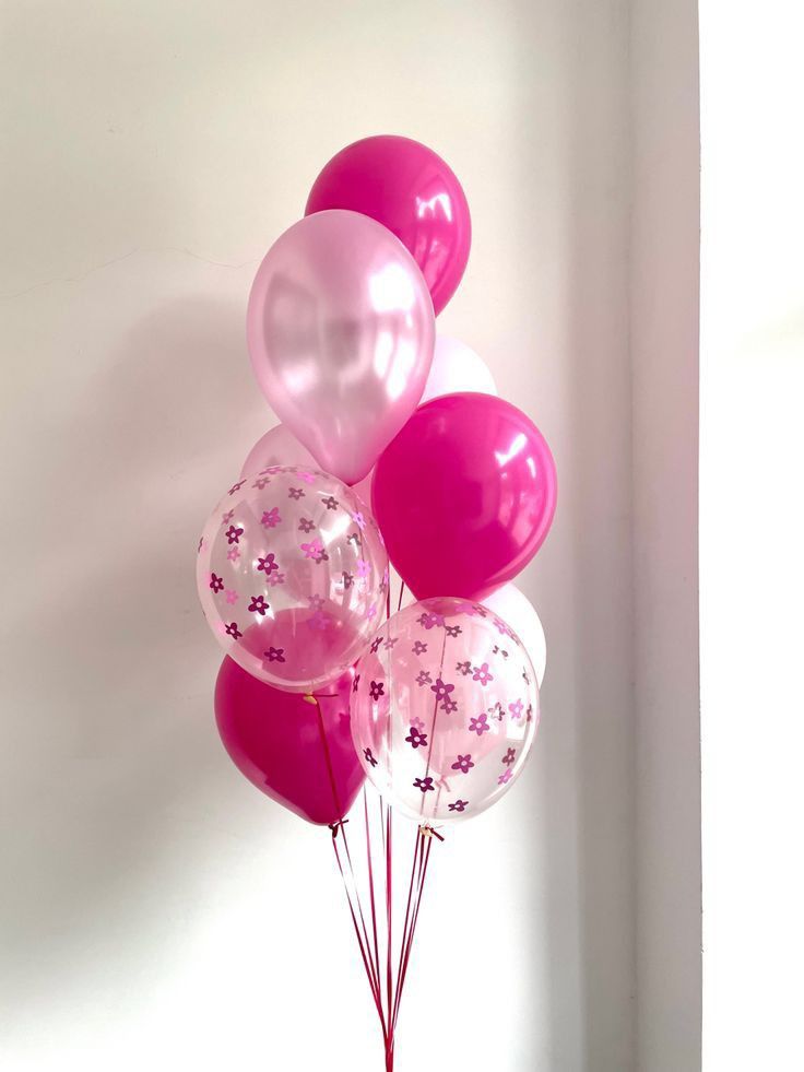 Breast Cancer Awareness Balloon Bouquet