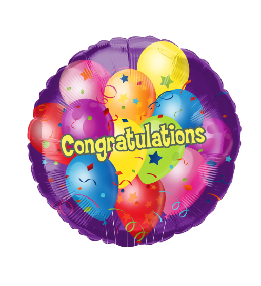 CONGRATS GRADS! 18" BALLOON -G52