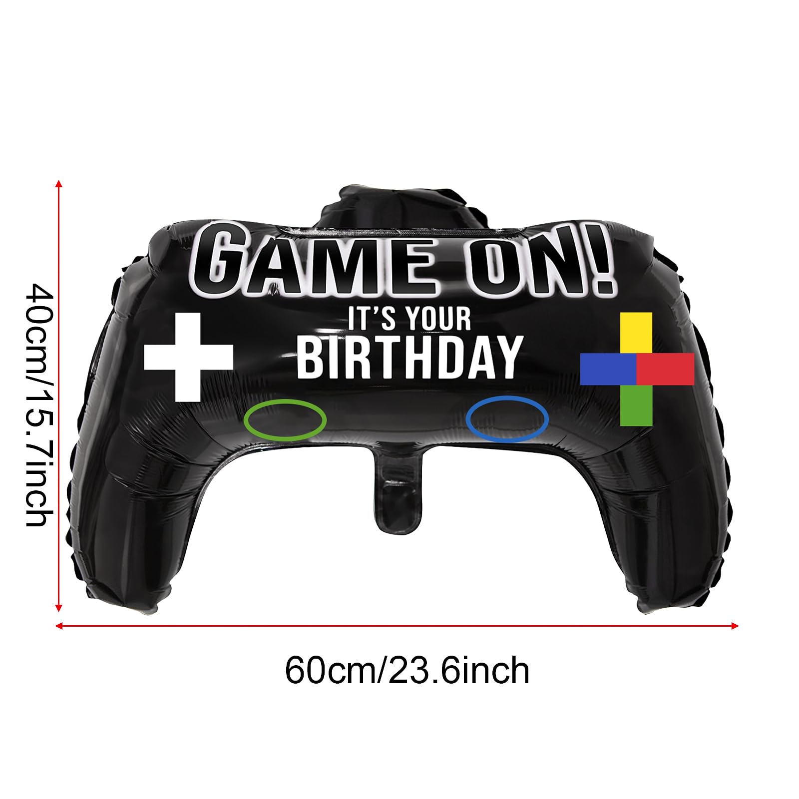 Gamepad LITTLE Video Game Controller Aluminum Foil 23" Game on birthday Balloon - K103