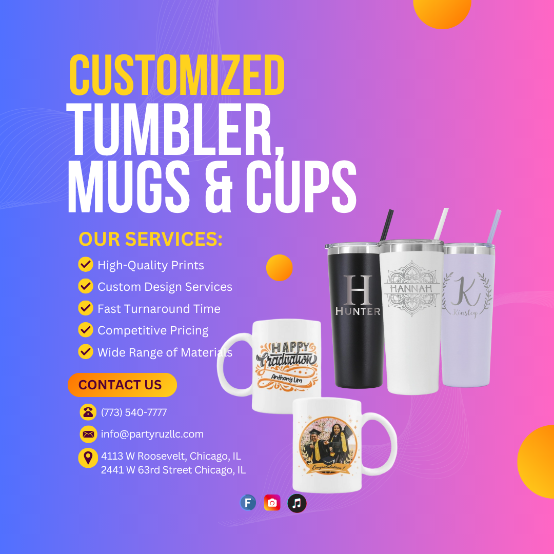 Tumbler, Mugs and Cupa