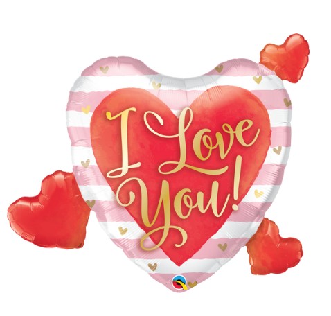 I LOVE YOU HEART 37'' BALLOON -L39