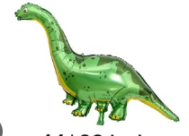 120x80cm Dinosaur Balloon